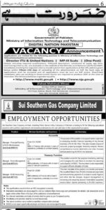 Sui Southern Gas Company Limited (SSGC) Jobs 2026: Manager Financial Planning, Manager Funds Management & Manager RLNG Accounting Positions Announced – Excellent Career Opportunity in Public Sector Energy Sector – Jobboostpk